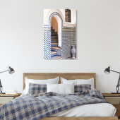 モロッコタイルの入り口 キャンバスプリント (インサイチュ (寝室))