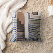 モロッコタイルの入り口 クッション (ブランケット)