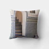 モロッコタイルの入り口 クッション (裏面)