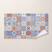モロッコタイルカラフル バスタオルセット (ハンドタオル)