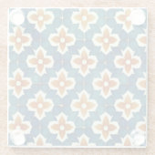 モロッコタイルコースター ガラスコースター (裏面)