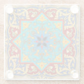 モロッコタイルコースター ガラスコースター (裏面)