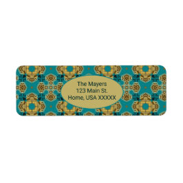 モロッコタイルテーマ ラベル