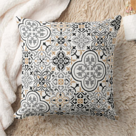 モロッコタイルパターン装飾用クッション クッション
