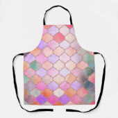 モロッコタイルパターン エプロン (正面)