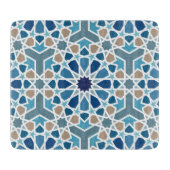 モロッコタイルパターン カッティングボード (正面)