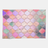 モロッコタイルパターン キッチンタオル (横)