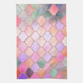 モロッコタイルパターン キッチンタオル (縦)