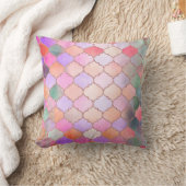 モロッコタイルパターン クッション (ブランケット)