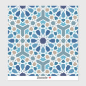 モロッコタイルパターン シール (シート)