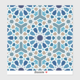 モロッコタイルパターン シール