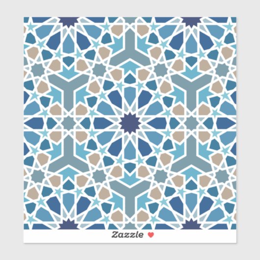 モロッコタイルパターン シール (シート)