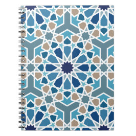 モロッコタイルパターン ノートブック