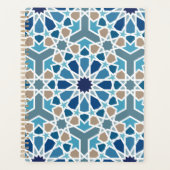 モロッコタイルパターン プランナー手帳 (正面)