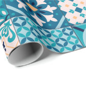 モロッコタイルパターン ラッピングペーパー (ロールコーナー)