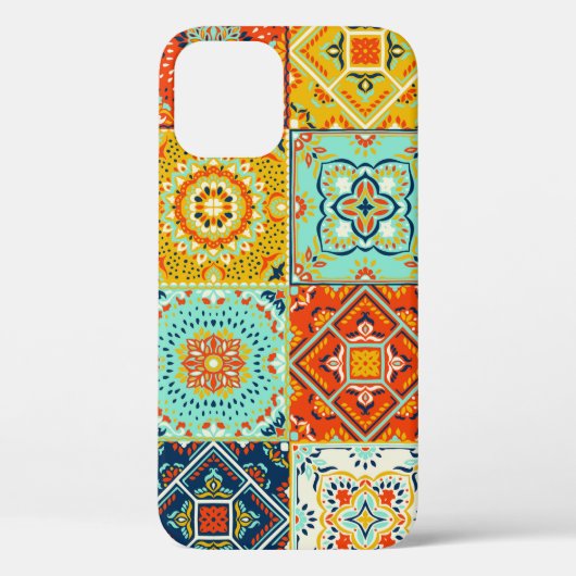 モロッコタイルモザイクイラストレーションパターン Case-Mate iPhoneケース (裏面)