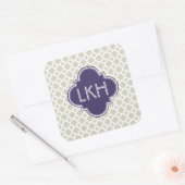 モロッコタイルモノグラム スクエアシール (封筒)