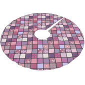 モロッコタイル模様 ブラッシュドポリエステルツリースカート (アングル)