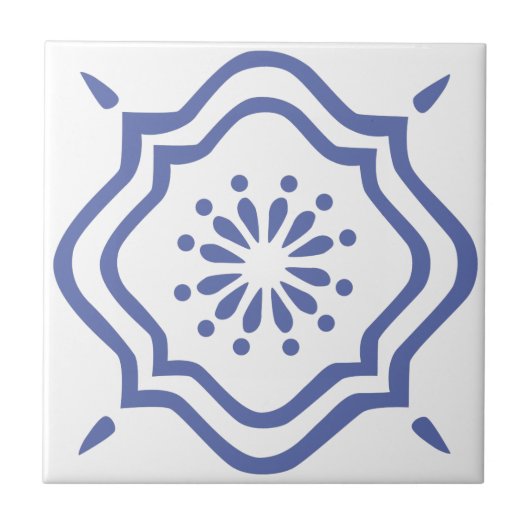 モロッコタイル6 タイル (正面)