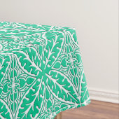 モロッコタイル – ターコイズと白 テーブルクロス (インサイチュ)