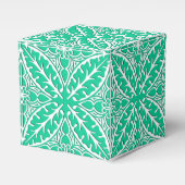 モロッコタイル – ターコイズと白 フェイバーボックス (正面サイド)