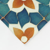 モロッコタイル フリースブランケット (角)