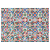 モロッコタイル，モザイク，カラフルアート テーブルクロス (正面(横))