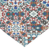 モロッコタイル，モザイク，カラフルアート ミディアムテーブルランナー (コーナー)