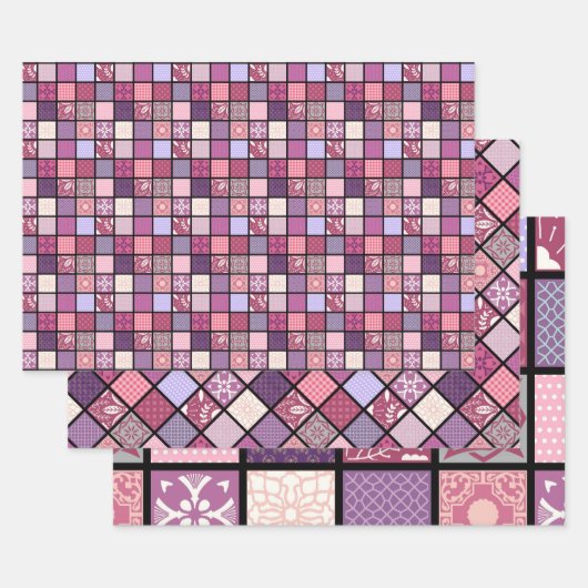 モロッコタイル ラッピングペーパーシート (セット)