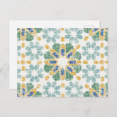 モロッコタイル – 池 ポストカード (正面/裏面)