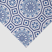 モロッコタイル，青タイル，オールオーバープリント 薄葉紙 (詳細)