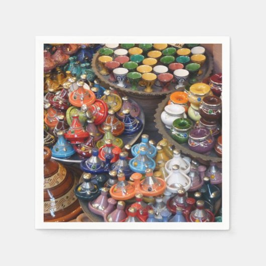 モロッコタジンカクテルナプキンス スタンダードカクテルナプキン (正面)