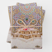 モロッコチェリジ、モザイクタイル ラッピングペーパーシート (インサイチュ)