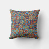 モロッコツェルリゲ模様の装飾枕 クッション (裏面)