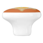 モロッコテラコッタの色合い セラミックノブ (側面)