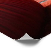 モロッコデコールルームレッドブルー金ゴールドオレンジ ポスター (角)