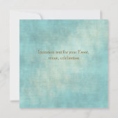 モロッコデザイン – 招待カード 招待状 (裏面)