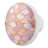 モロッコトレリスパステルミネラル質感 セラミックノブ (右)