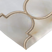 モロッコトレリスパール&金ゴールド ショートテーブルランナー (コーナー)