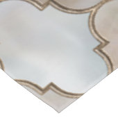 モロッコトレリスパール&金ゴールド テーブルクロス (アングル)