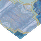 モロッコトレリスブルーミネラル質感 テーブルクロス (アングル)