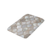 モロッコトレリス真珠と金ゴールド バスマット (アングル)