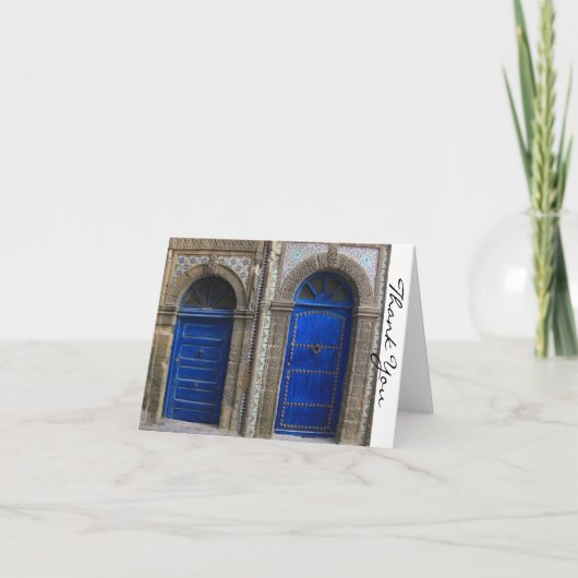 モロッコドアズありがとう サンキューカード (正面)