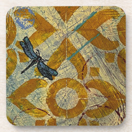 モロッコドラゴンフライ懸命プラスチックコースター コースター