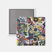 モロッコハンド絵を描アモダンート マグネット (正面/裏面)