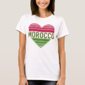 モロッコハート大好き Tシャツ (正面)
