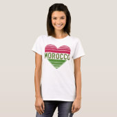 モロッコハート大好き Tシャツ (正面フル)
