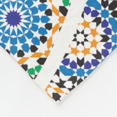 モロッコパターンフリースブランケット フリースブランケット (角)