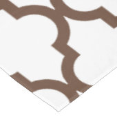 モロッコパターン: ブラウン テーブルクロス (アングル)