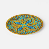 モロッコパターン ペーパープレート (アングル)